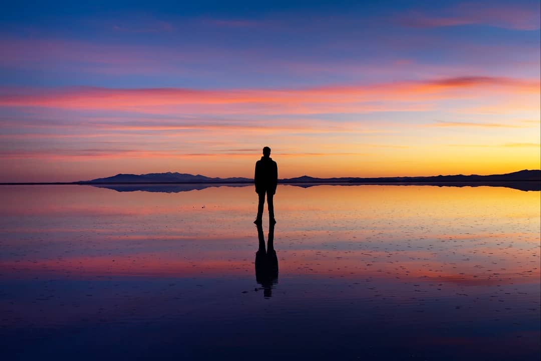 Bonneville Salt Flats Sunset